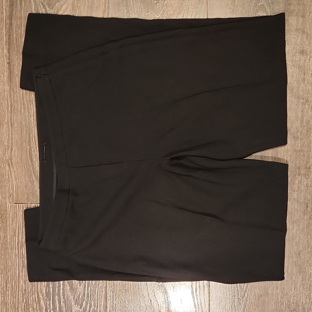 ❤️ ELIE TAHARI HIGH RISE SLIM FIT CREPE PANTS /TROUSERS, BLACK, 2 (26) - Picture 6 of 15